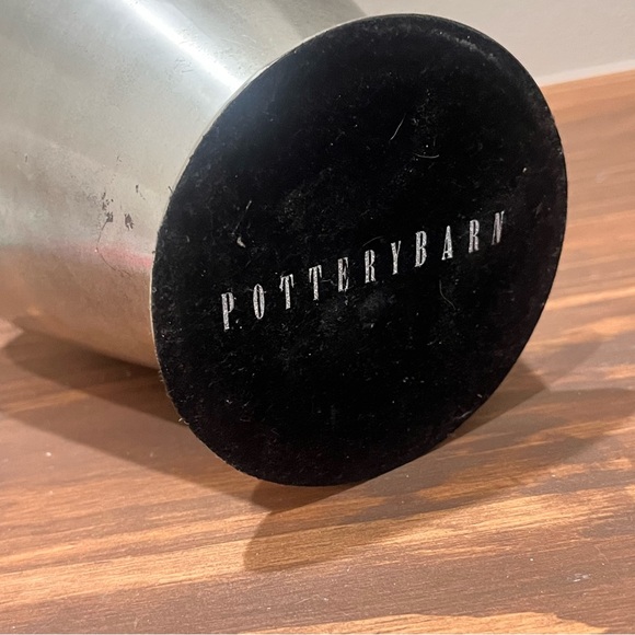 Vintage Pottery Barn Silver Vase 10.5” - Picture 6 of 9